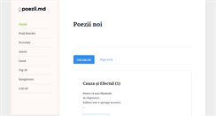 Desktop Screenshot of poezii.md